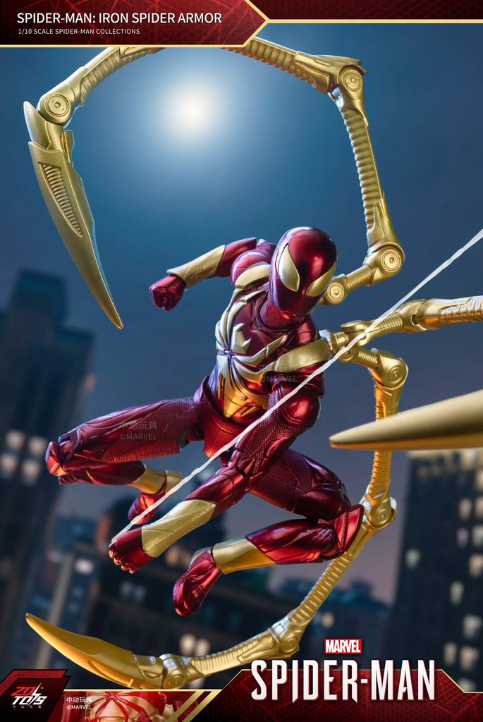 ZD TOYS Spider-Man:Iron Spiderman Armor 1/10 Scale Action Figure