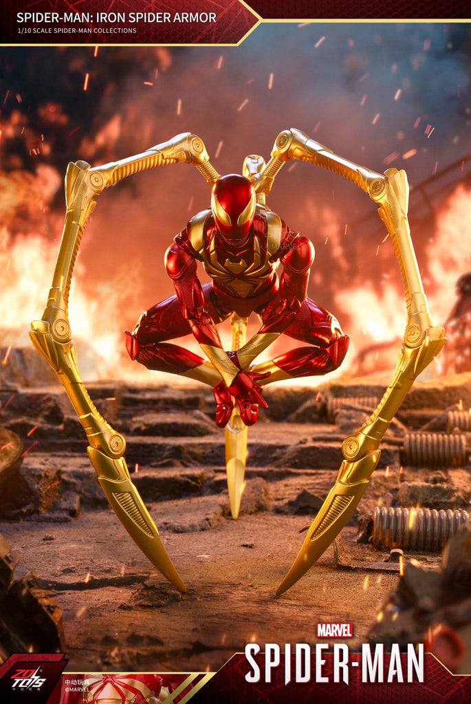 ZD TOYS Spider-Man:Iron Spiderman Armor 1/10 Scale Action Figure