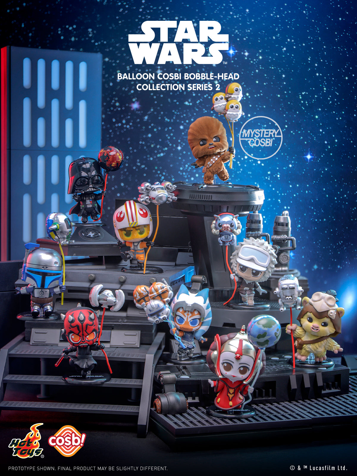 Hot Toys CBX316 Star Wars Balloon Cosbi Bobble-Head Collection