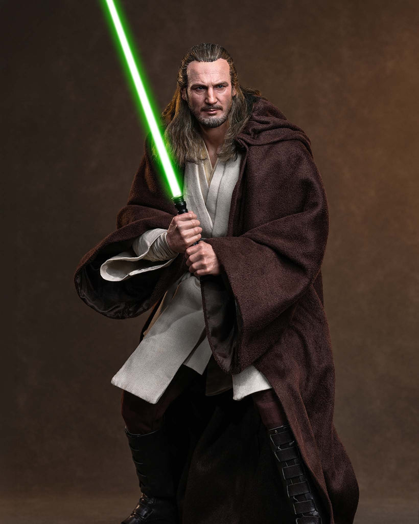 Preorder! Hot Toys MMS881AE Star Wars: The Phantom Menace 1/6th scale Qui-Gon Jinn Collectible Figure (Artisan Edition) [Hot Toys Exclusive]