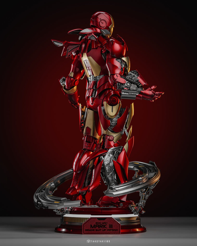 Hot Toys MMS825D72B Iron Man 1/6th scale Iron Man Mark III (Armor Suit Up Version) Collectible Figure Special Edition
