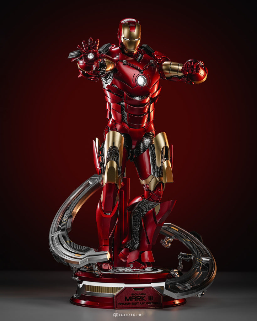 Hot Toys MMS825D72B Iron Man 1/6th scale Iron Man Mark III (Armor Suit Up Version) Collectible Figure Special Edition