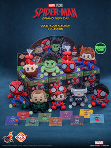 Hot Toys PPLU124N Marvel Spider-Man Brand New Day Series Cosbi Plush Keychain Collection