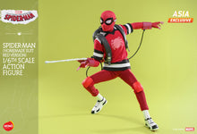 Load image into Gallery viewer, Hot Toys HS12 HONO STUDIO Your Friendly Neighborhood Spider Man Spider Man (Homemade Suit Red Version) 1/6 Scale Collectible Figure