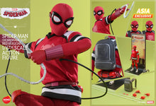 Load image into Gallery viewer, Hot Toys HS12 HONO STUDIO Your Friendly Neighborhood Spider Man Spider Man (Homemade Suit Red Version) 1/6 Scale Collectible Figure