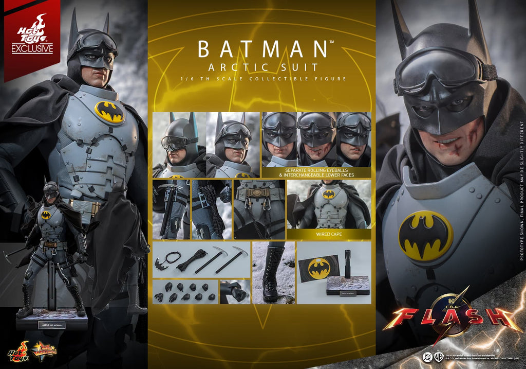 Hot Toys MMS897 The Flash Batman (Arctic Suit) 1/6th scale Collectible Figure