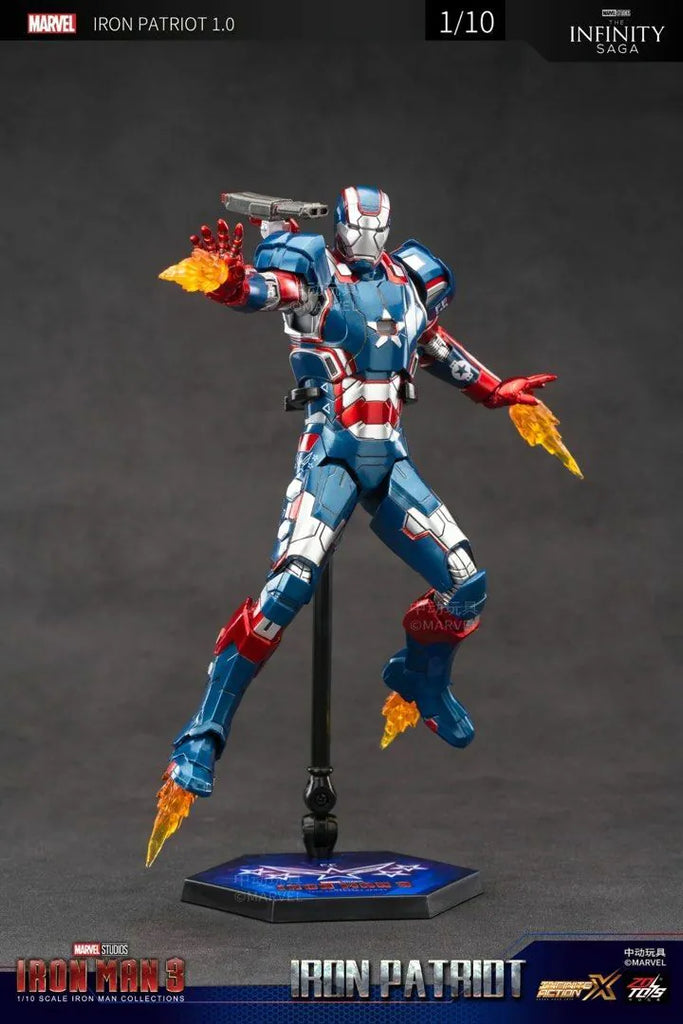 ZD Toys 1/10 Iron Patriot Collectible Figure