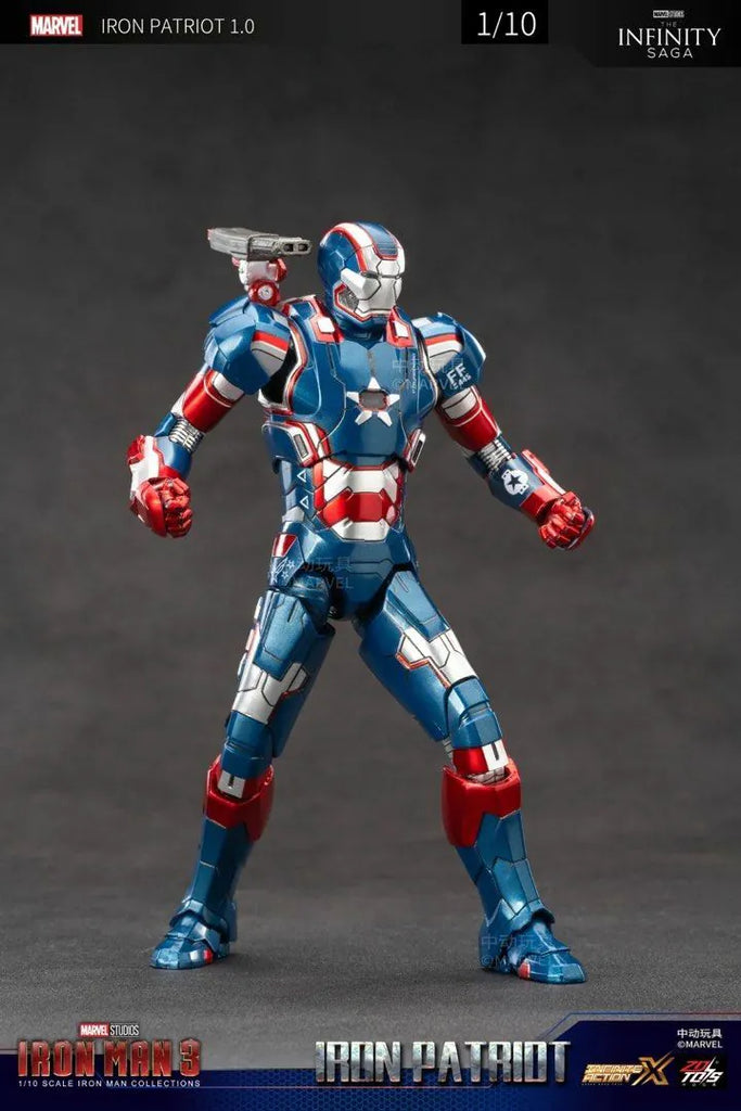 ZD Toys 1/10 Iron Patriot Collectible Figure