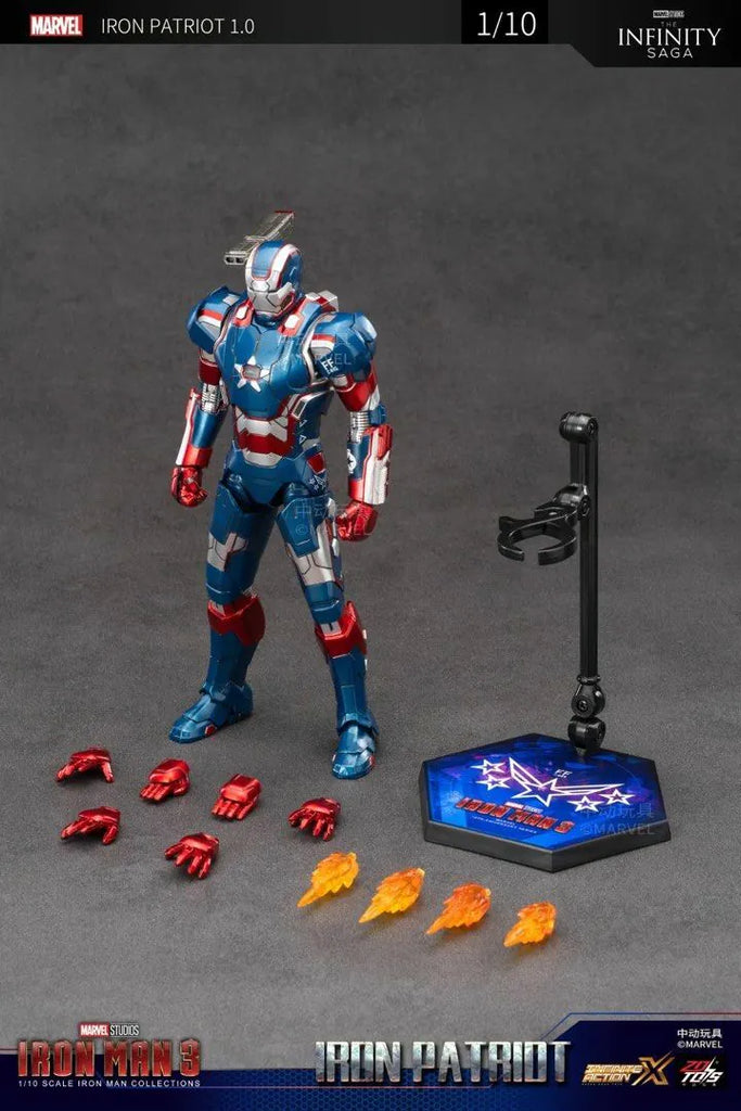 ZD Toys 1/10 Iron Patriot Collectible Figure