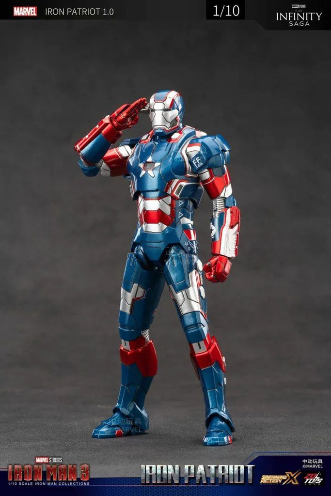 ZD Toys 1/10 Iron Patriot Collectible Figure