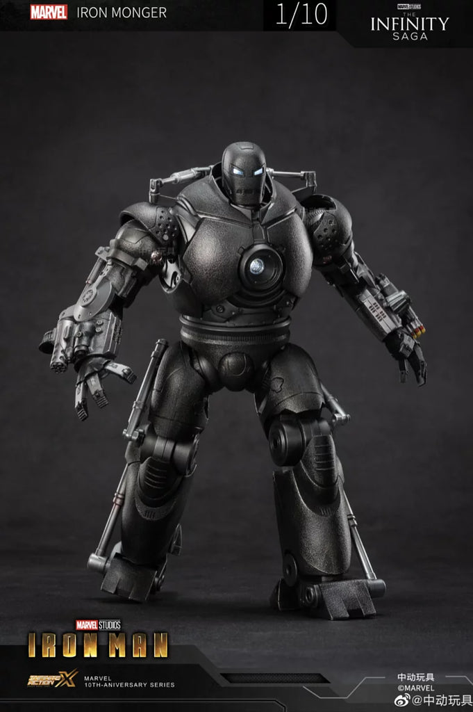 ZD Toys Ironman 1 Iron Monger 1/10 Scale Collectible Figure