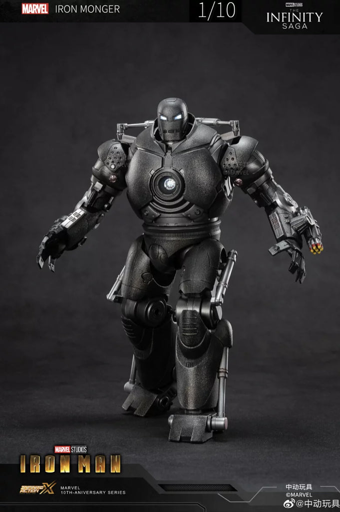 ZD Toys Ironman 1 Iron Monger 1/10 Scale Collectible Figure