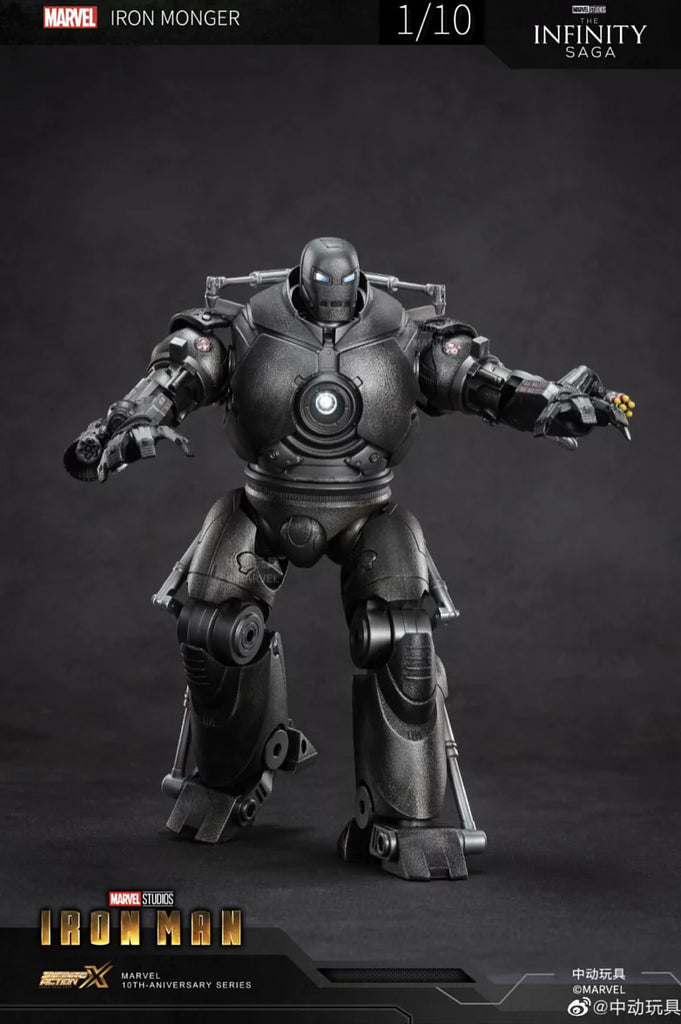 ZD Toys Ironman 1 Iron Monger 1/10 Scale Collectible Figure