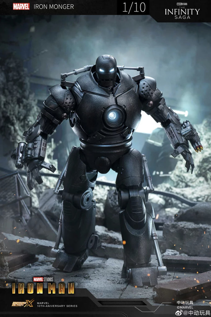 ZD Toys Ironman 1 Iron Monger 1/10 Scale Collectible Figure