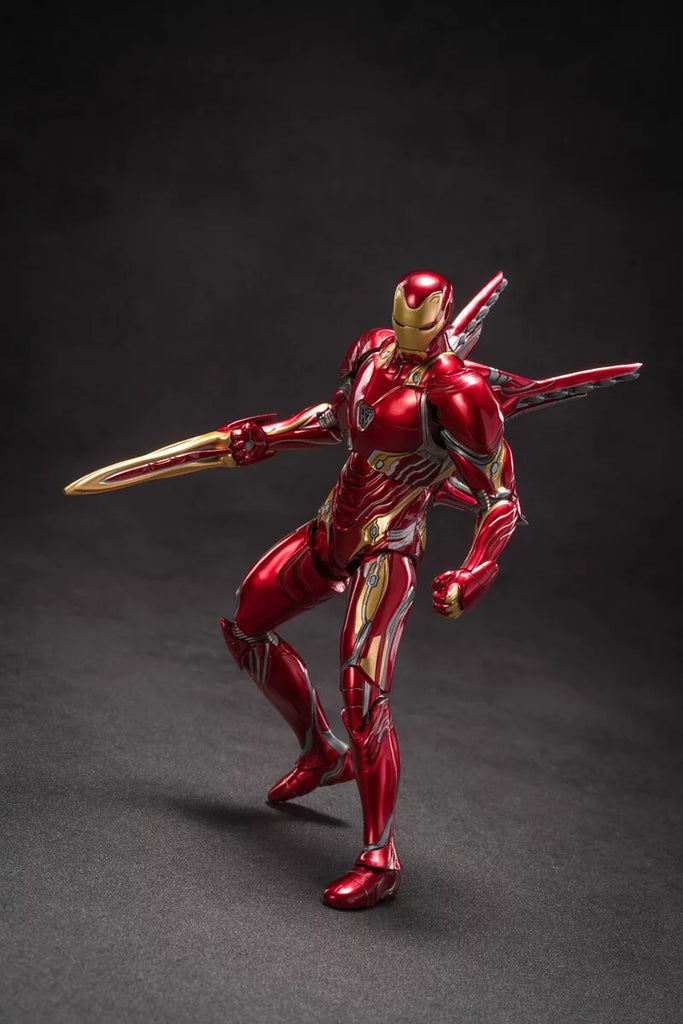 ZD Toys Marvel Avengers Infinity War Ironman Mark 50 with Weapon Sets Deluxe Version 1/10 Scale Collectible Figure