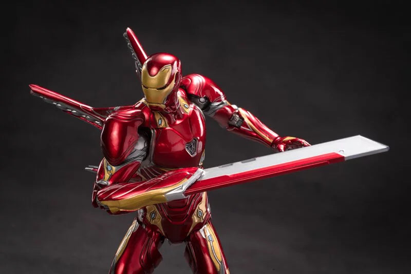 ZD Toys Marvel Avengers Infinity War Ironman Mark 50 with Weapon Sets Deluxe Version 1/10 Scale Collectible Figure