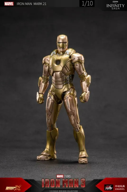 ZD Toys Ironman 3 Ironman Mark 21 1/10 Scale Collectible Figure