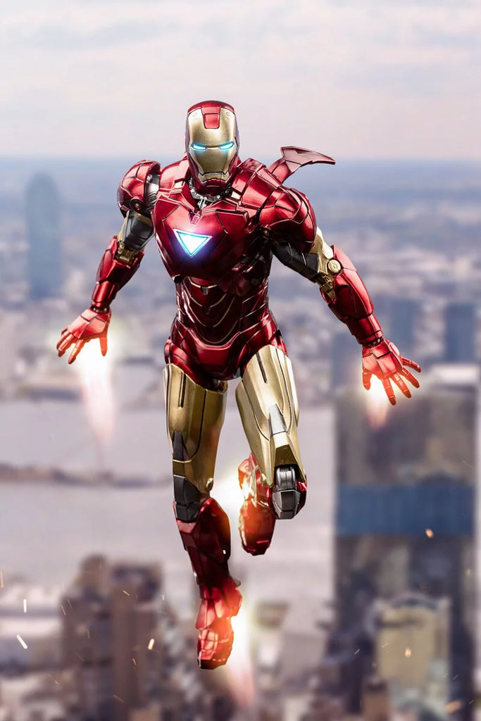 ZD Toys Iron Man Mark 6 1:10 Scale Collectible Figure (LED Version ...