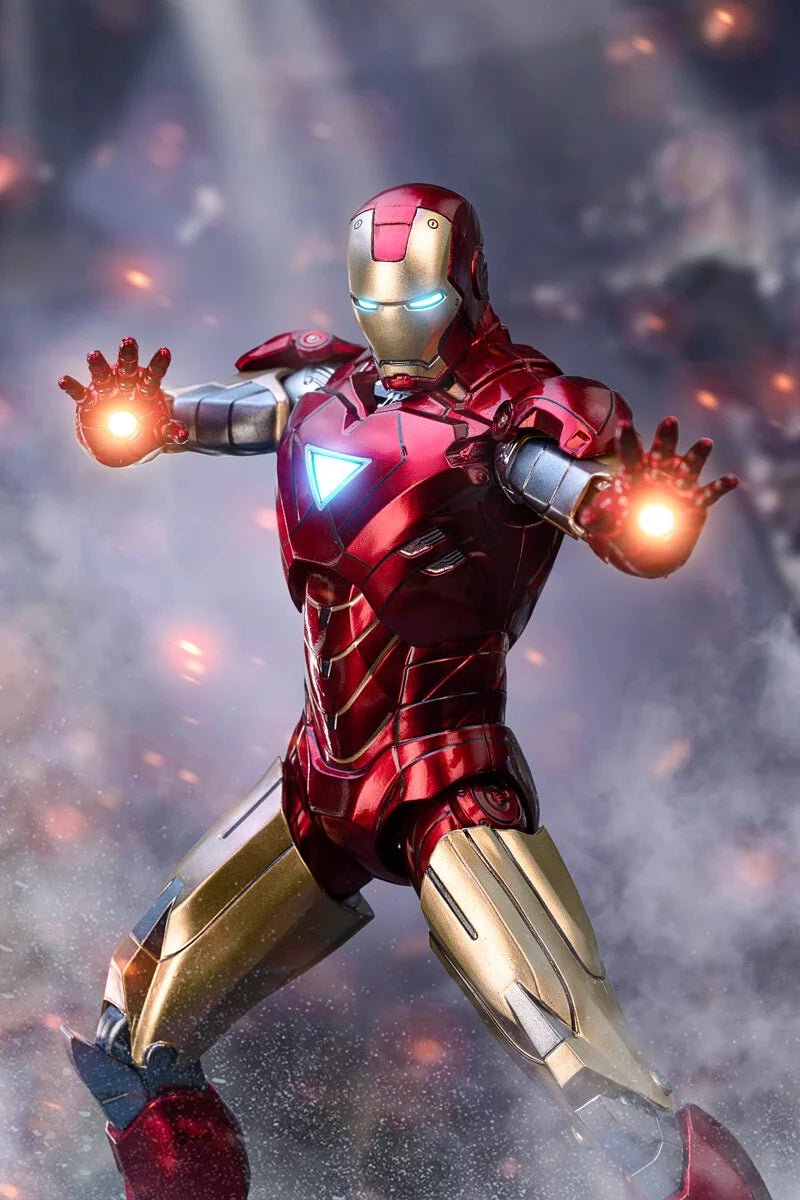 ZD Toys Iron Man Mark 6 1:10 Scale Collectible Figure (LED Version ...