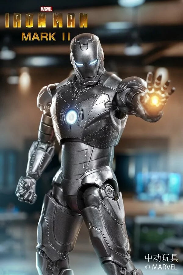 【未開封品】IRON MAN MARK ZD Toys Iron Man Mark 2 1:10 Scale Collectible Figure (LED