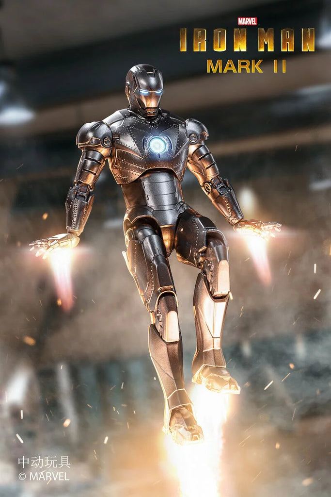 ZD Toys Iron Man Mark 2 1:10 Scale Collectible Figure (LED Version)