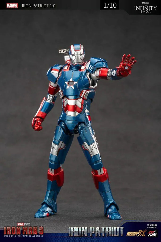 ZD Toys 1/10 Iron Patriot Collectible Figure