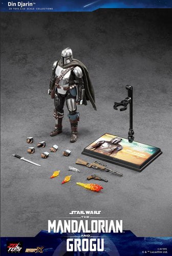 ZD TOYS Star Wars The Mandalorian & Grogu - The Mandalorian 1:10 Scale Action Figure