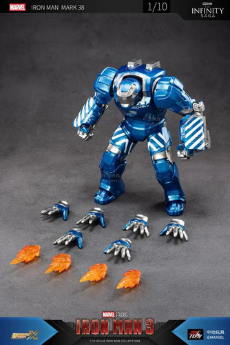 ZD Toys Iron Man 3 Iron Man Mark 38 1/10th Scale Collectible Figure