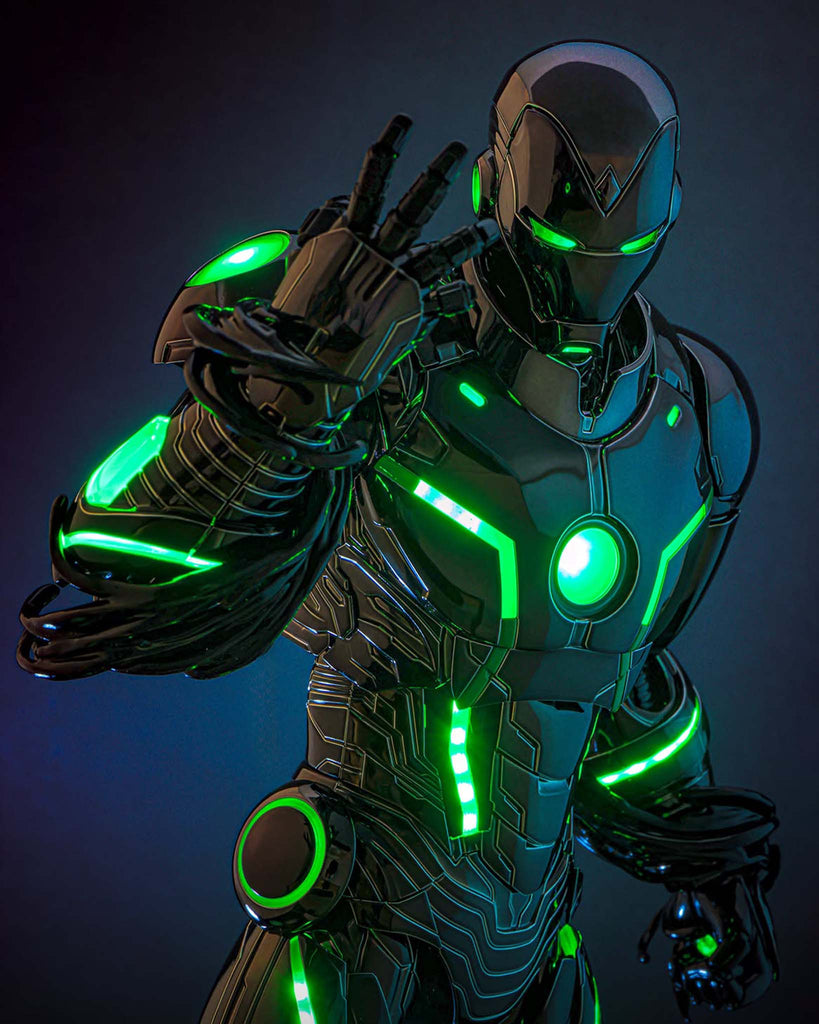 Hot Toys CMS036D83 Marvel Comics Superior Iron Man (Infamous Neon Version) [Hot Toys Exclusive] 1/6th scale Collectible Figure