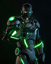 Load image into Gallery viewer, Hot Toys CMS036D83 Marvel Comics Superior Iron Man (Infamous Neon Version) [Hot Toys Exclusive] 1/6th scale Collectible Figure
