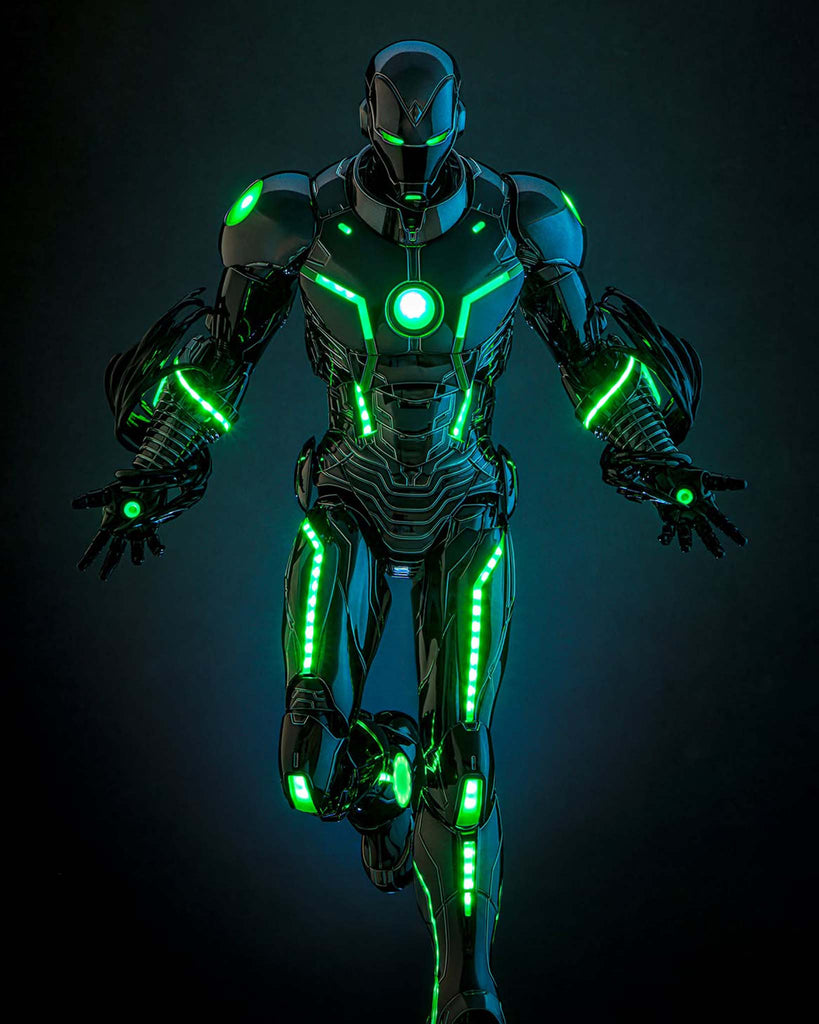 Hot Toys CMS036D83 Marvel Comics Superior Iron Man (Infamous Neon Version) [Hot Toys Exclusive] 1/6th scale Collectible Figure