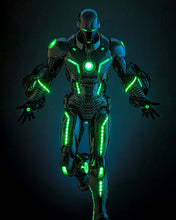 Load image into Gallery viewer, Hot Toys CMS036D83 Marvel Comics Superior Iron Man (Infamous Neon Version) [Hot Toys Exclusive] 1/6th scale Collectible Figure