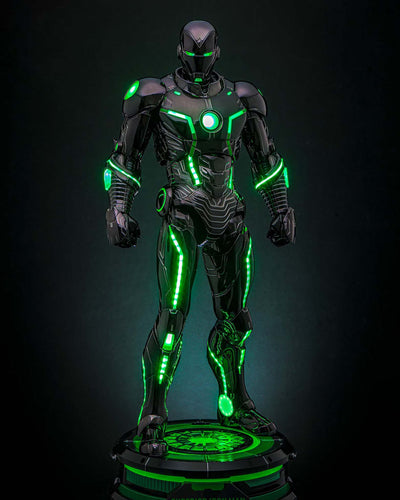 Hot Toys CMS036D83 Marvel Comics Superior Iron Man (Infamous Neon Version) [Hot Toys Exclusive] 1/6th scale Collectible Figure