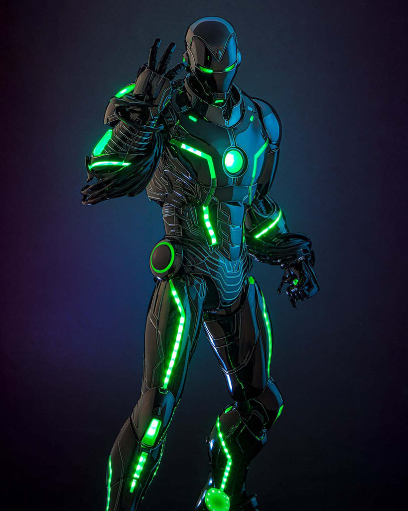 Hot Toys CMS036D83 Marvel Comics Superior Iron Man (Infamous Neon Version) [Hot Toys Exclusive] 1/6th scale Collectible Figure
