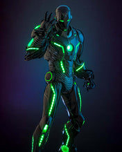 Load image into Gallery viewer, Hot Toys CMS036D83 Marvel Comics Superior Iron Man (Infamous Neon Version) [Hot Toys Exclusive] 1/6th scale Collectible Figure