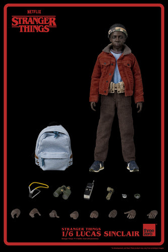 Threezero Stranger Things 1/6 scale Lucas Sinclair Collectible Figure