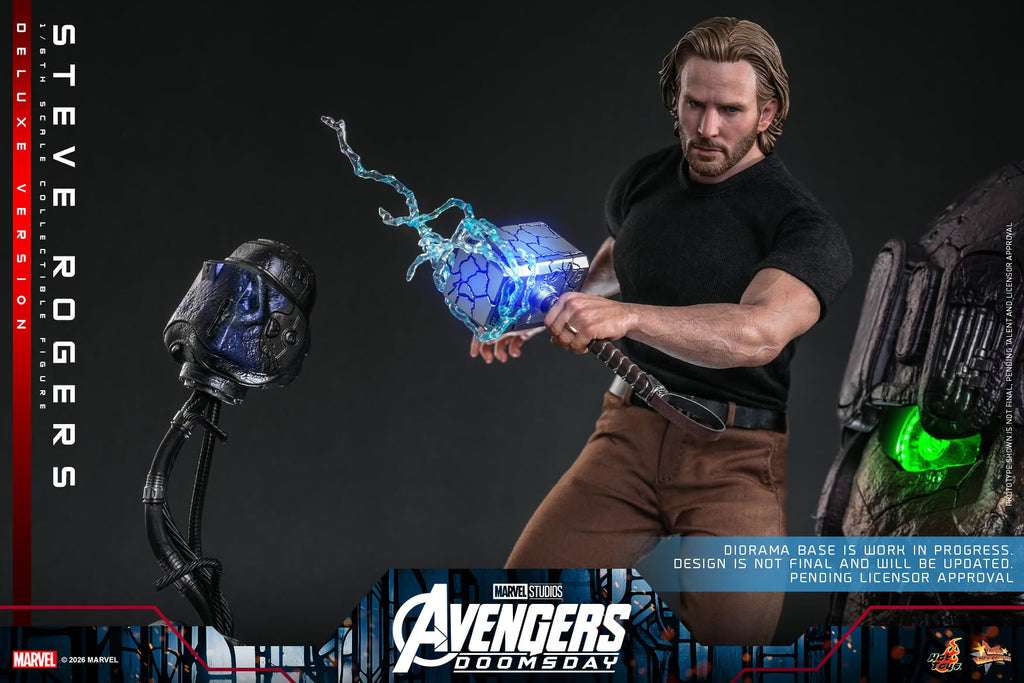 Preorder! Hot Toys MMS929B Avengers: Doomsday Steve Rogers 1/6th scale Collectible Figure (Deluxe Version) Special Edition