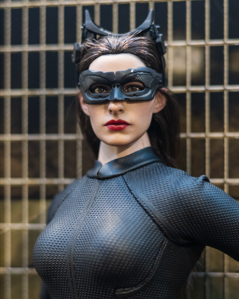 HOT TOYS Catwoman 1:6 Action Figure - The Dark Knight Rises - Figura Da Collezione 30 Cm Con Diorama Fogne - Per Adulti
