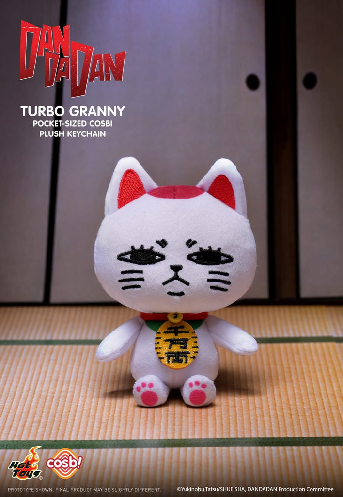 Hot Toys PPLU107N Dandadan Turbo Granny Pocket-Sized Cosbi Plush Keychain Collection