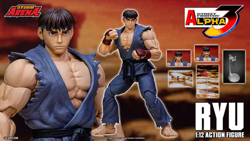Storm Collectibles Street Fighter Alpha 3 Storm Arena Ryu (Black Ver.) 1/12 Scale BBTS Exclusive Figure