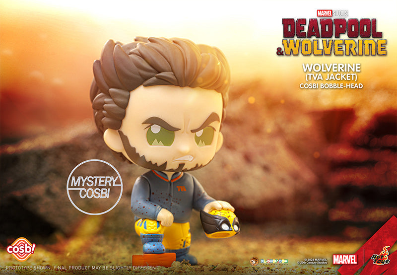 Hot Toys CBX183 Deadpool & Wolverine Cosbi Bobble-Head Collection