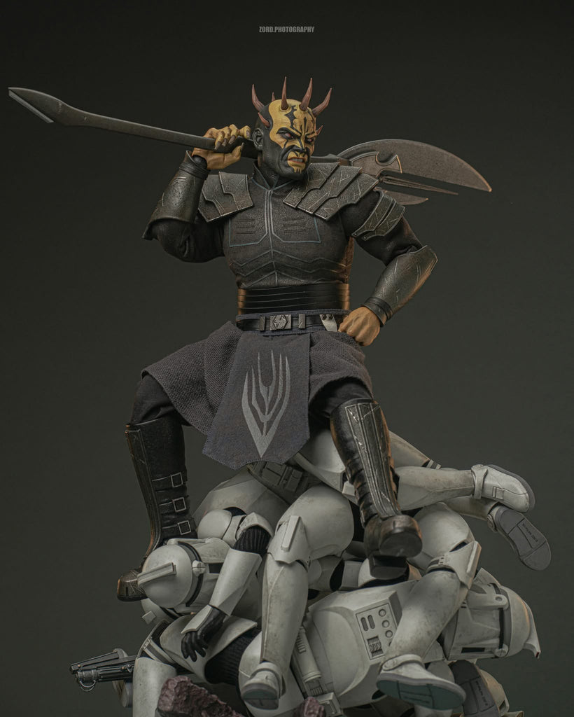 Hot Toys TMS136 Star Wars The Clone Wars Savage Opress 1/6 Scale Collectible Figure