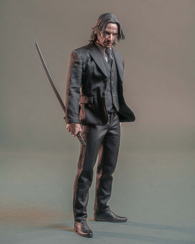 Hot Toys MMS729 John Wick Chapter 4 John Wick 1/6th Scale Collectible Figure Regular Edition