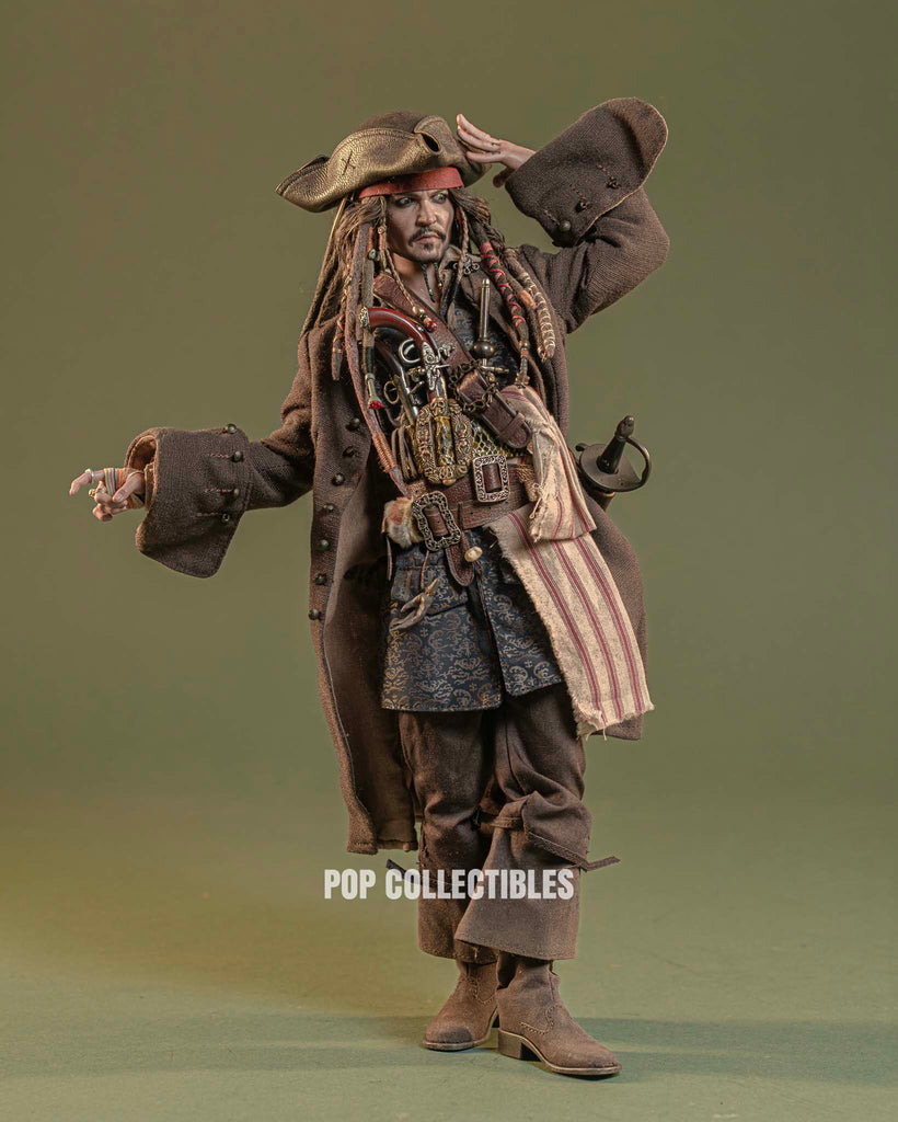 Hot Toys DX39AE Pirates of the Caribbean Dead Men Tell No Tales - 1/6th Scale Jack Sparrow Collectible Figure Artisan Edition Deluxe Version [Hot Toys Exclusive]