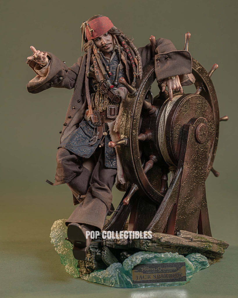 Hot Toys DX39AE Pirates of the Caribbean Dead Men Tell No Tales - 1/6th Scale Jack Sparrow Collectible Figure Artisan Edition Deluxe Version [Hot Toys Exclusive]