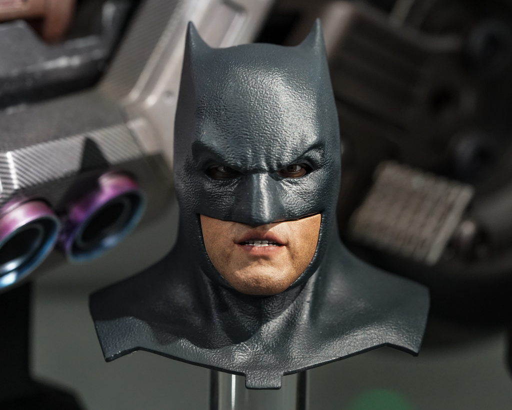 CUSTOM 1/6 BATMAN BEN AFFLECK HEAD SCULPT FOR HOT TOYS BVS FIGURE 