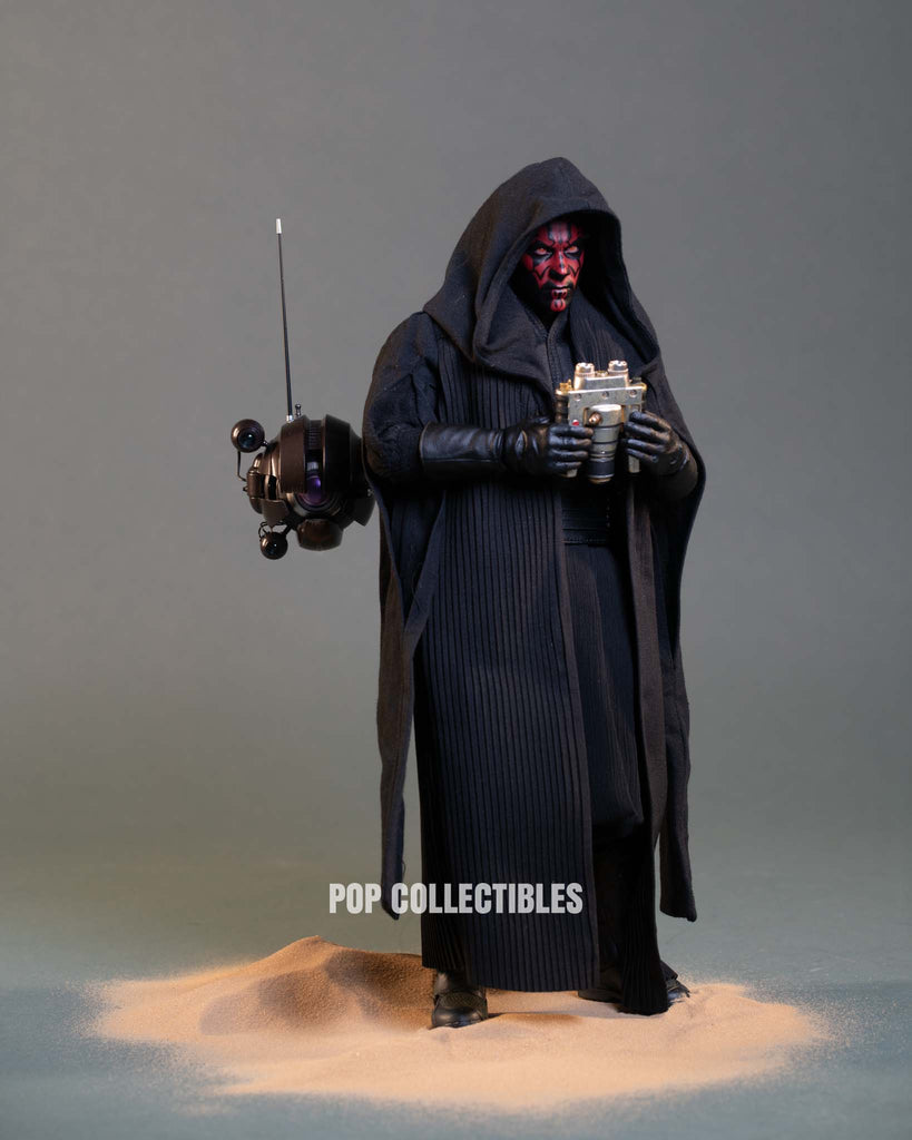 Hot Toys MMS749B Star Wars Episode I The Phantom Menace Darth Maul with Sith Speeder 1/6th Scale Collectible Set Exclusive Edition