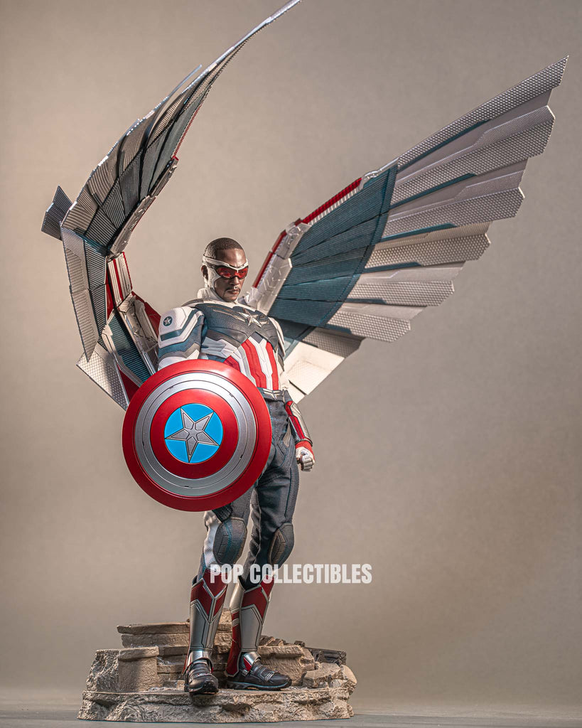 Hot Toys TMS040 Marvel The Falcon and the Winter Soldier Captain America 1/6 Scale Collectible Figure