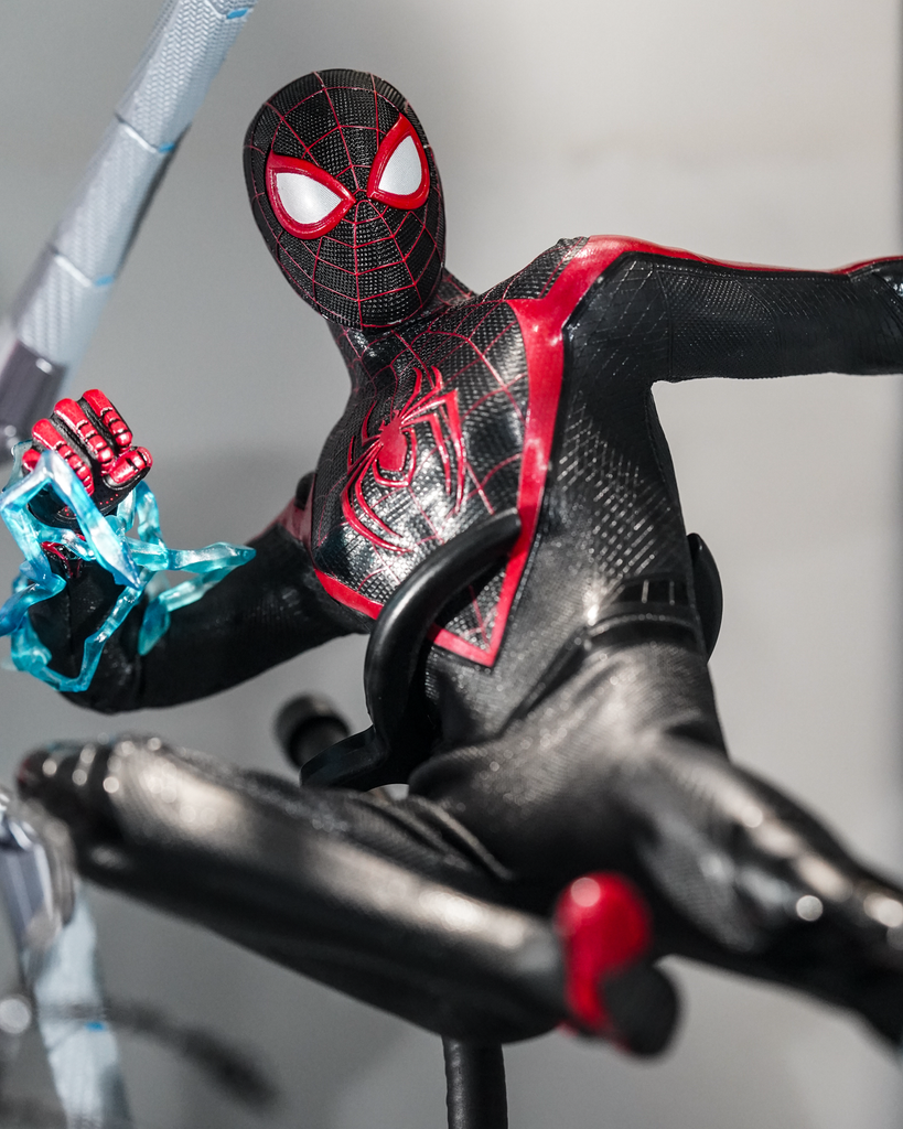 Hot Toys  VGM55 Marvel’s Spiderman 2 – Miles Morales (Upgraded Suit) 1/6 Scale Collectible Figure (Limited 300 Pieces In Hong Kong)