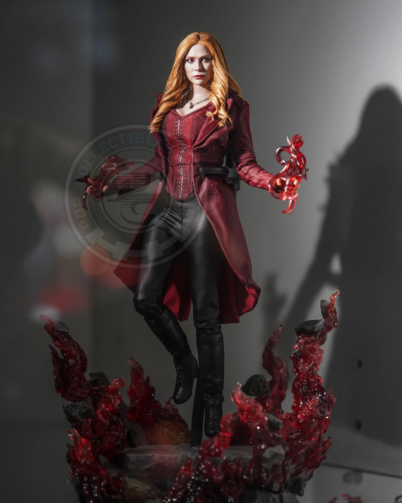 Preorder! Hot Toys DX35AE Avengers Endgame Scarlet Witch 1/6th Scale Collectible Figure (Artisan Edition with Rooted Hair)